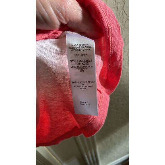 Splendid Size XS Pink White Ombre Tie Dye Tank Top Blouse Nordstrom - Picture 5 of 5